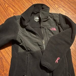 The North Face Black Ski Jacket with Pink Accents